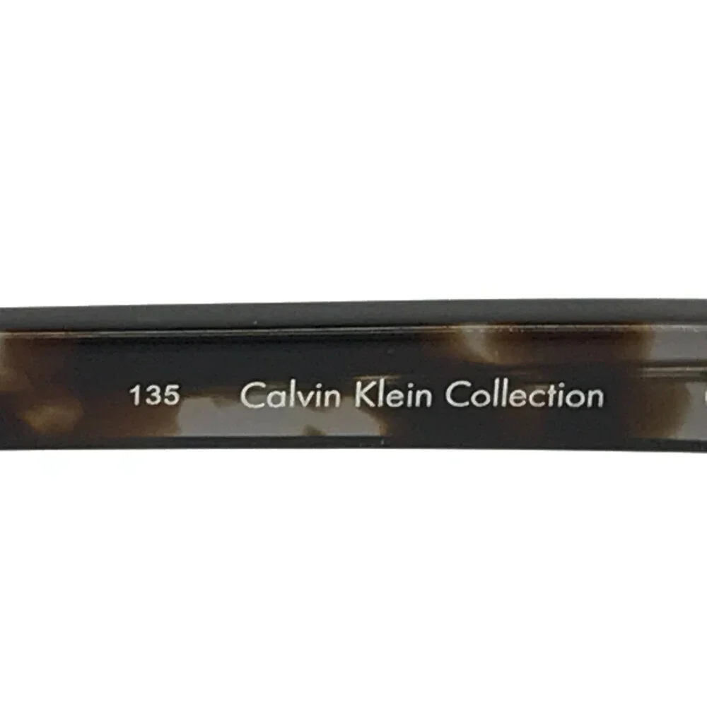 Calvin Klein Eyeglasses Frames CK8020 001 Shiny Black Tortoise Cat Eye 52-16-135